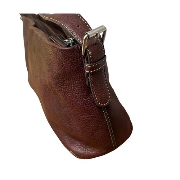 Fossil Pebbled Leather Single Adjustable Strap Shoulder Handbag - Picture 7 of 7